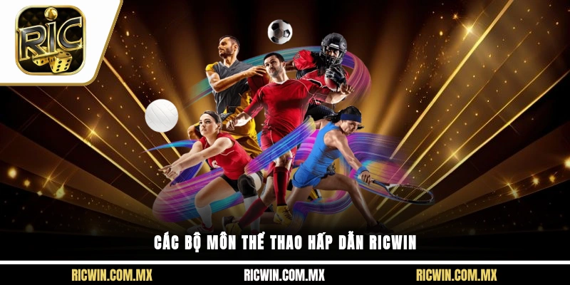 Các bộ môn thể thao hấp dẫn Ricwin