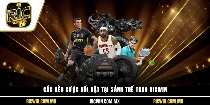Các kèo cược nổi bật tại sảnh thể thao Ricwin